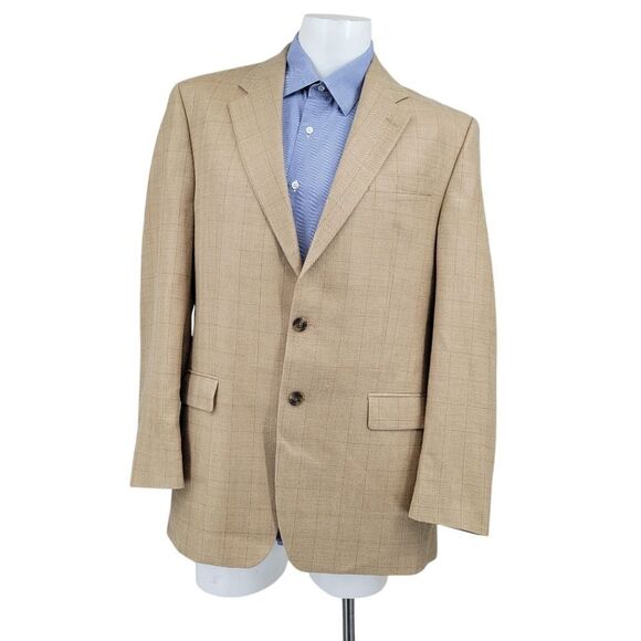Lauren Ralph Lauren Men's Silk Wool Linen Sport Coat Blazer Suit Jacket - Picture 1 of 15